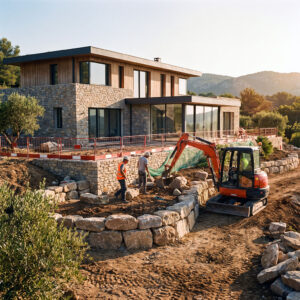 terrassement et enrochement dans le Var